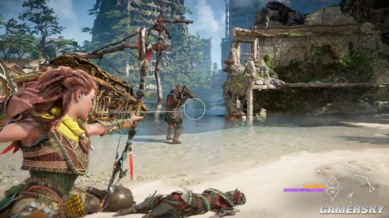 《地平线:西部禁域辅助》PS5实机演示公布 新增水下探索空中滑翔等新元素